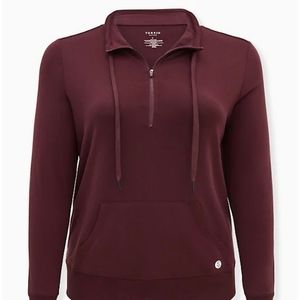 Half-Zip Sweatshirt | Torrid size 6 | Brand New
